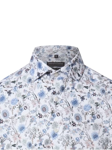 Finshley & Harding Hemd in weiß hellblau