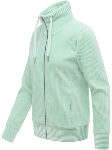 ragwear Sweatjacke Ronette Cordy in Mint