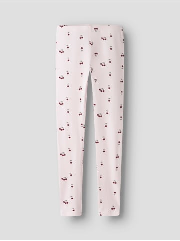 name it Leggings lang NKFVIVIAN AOP in cradle pink