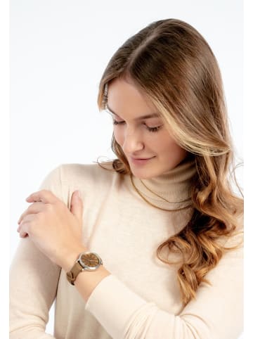 SURI FREY Armbanduhr SFY Lissy in braun silber