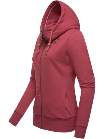 ragwear Kapuzensweatjacke Paya Intl. in Raspberry23