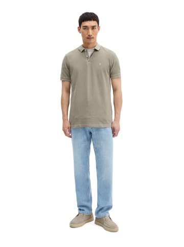 Marc O'Polo Poloshirt Piqué shaped garment-dyed in Avery Fern