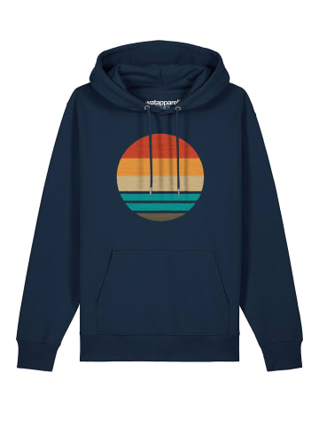 wat? Apparel Sweatshirt Retro Sunset Ocean in Dunkelblau