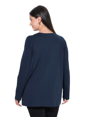 Ulla Popken Langarmshirt in marine