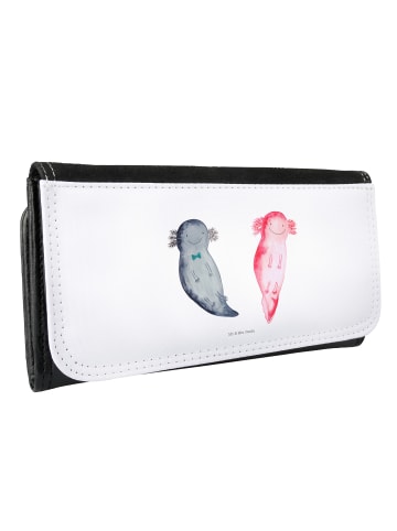 Mr. & Mrs. Panda Portemonnaie für Damen Axolotl Freundin ohne Sp... in Weiß