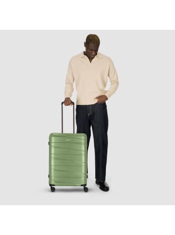 Redolz Essentials 10 MEDIUM 4 Rollen Trolley 67 cm in green-metallic