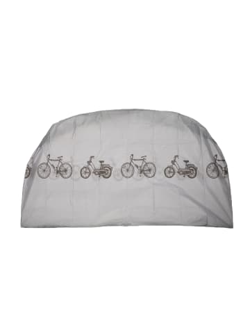 relaxdays Fahrradgarage in Grau - (B)200 x (H)115 cm