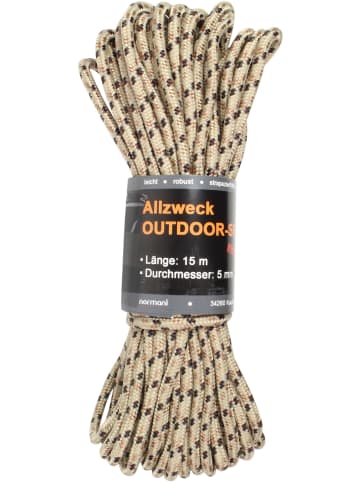 Normani Outdoor Sports Allzweck-Outdoor-Seil 5 mm x 15 m Chetwynd in Wüstentarn