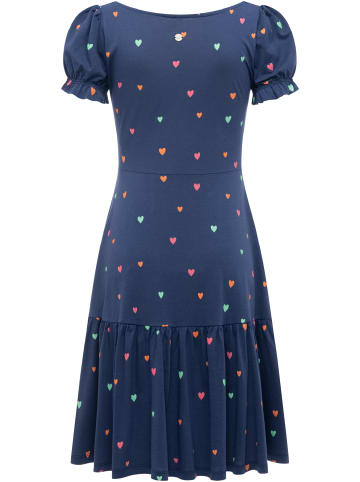 ragwear A-Linien-Kleid Orise Print in Night Blue