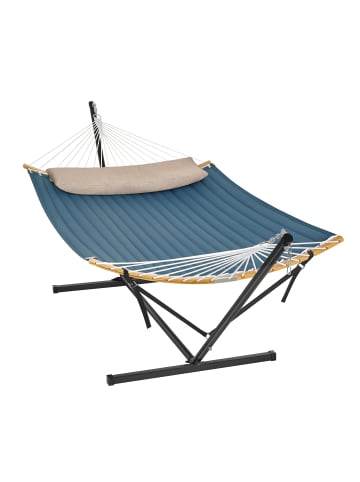 SONGMICS Hängematte Socozzy in Blau - (B)400 x (H)90 x (T)100 cm