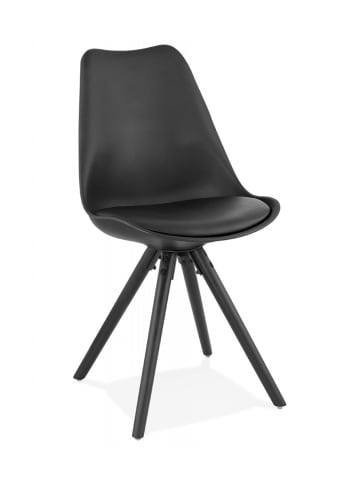KADIMA DESIGN Designerstuhl PIPA Schwarz | Modernes Design in Schwarz
