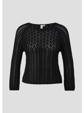QS Strickpullover in 9999_schwarz