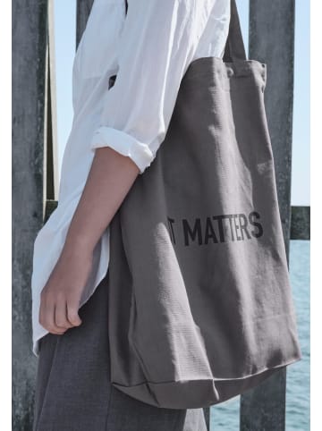 The Organic Company Stofftasche It Matters 50x35x15cm in Dunkelgrau