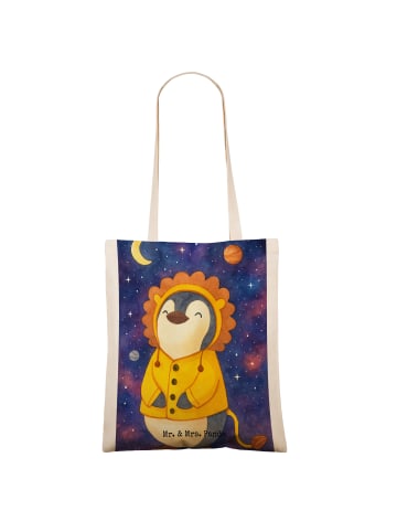 Mr. & Mrs. Panda Schultasche Löwe Astrologie Design ohne Spruch in Weiß