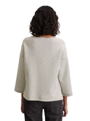 Marc O'Polo Streifen-T-Shirt relaxed in Schwarz