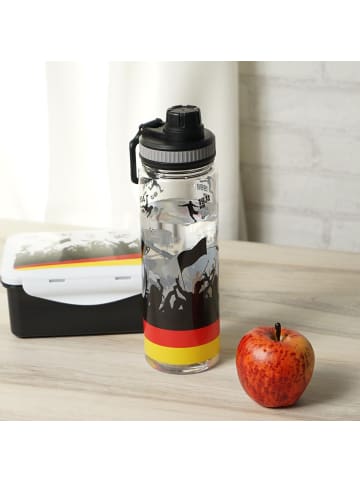 Geda Labels Trinkflasche Fußball Titel in Schwarz - 750ml