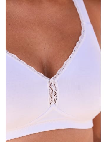 PETITE FLEUR Entlastungs-BH in 2x weiß