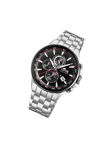 Lotus Analog-Armbanduhr Lotus -R- silber groß (ca. 44mm)