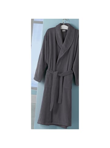 Erwin Müller Frottier Unisex-Bademantel Karlsruhe in anthrazit