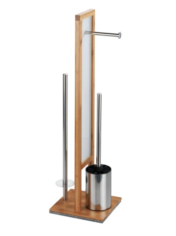Wenko Stand WC-Garnitur Rivalta Bambus, Stand WC-Garnitur Mod. Rivalta Bambus in Natur