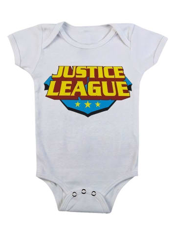 Justice League Kinder Kurzarmbody in Weiß