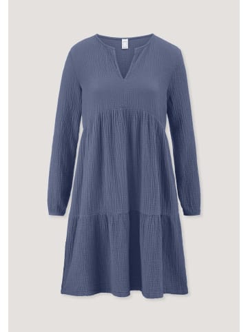 Hessnatur Musselin Nachthemd in indigo blau