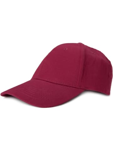 styleBREAKER Baseball Cap in Weinrot