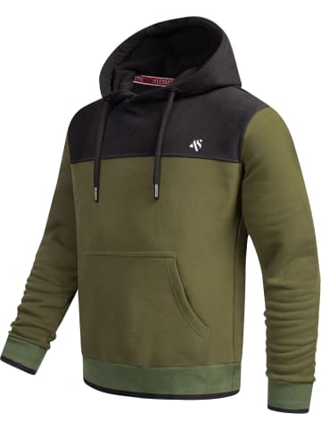 Alessandro Salvarini Kapuzenpullover AS-312 in Olive