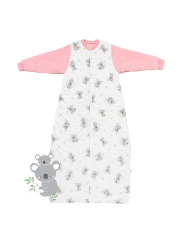 Schlummersack Babyschlafsack, 3.5 TOG in Rosa-Weiß