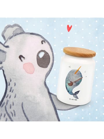 Mr. & Mrs. Panda zuckerdose Narwal Gitarre ohne Spruch in Weiß