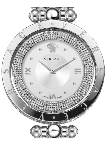 Versace Analoguhr für Damen in silber