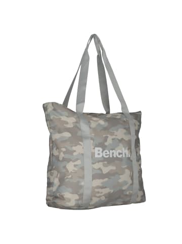 Bench City Girls Shopper Tasche 42 cm in hellgrau-weiss