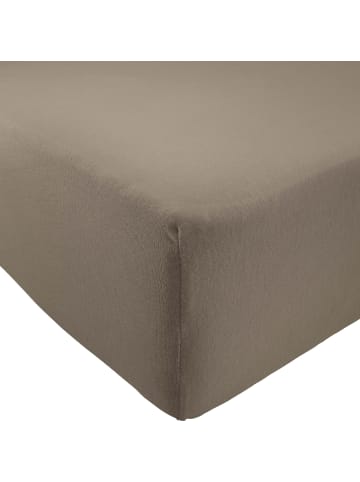 REDBEST Single-Jersey Spannbettlaken Pittsburgh in taupe