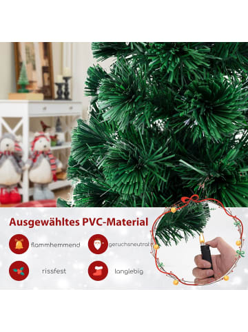 COSTWAY Künstlicher Weihnachtsbaum mit Beleuchtung in Grün