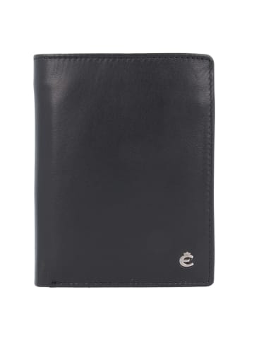 Esquire Harry Geldbörse Leder 9,3 cm in schwarz