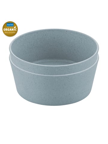 koziol CONNECT BOWL 0,9 - Schale 890ml in nature flower blue