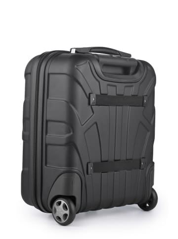 suitline Handgepäck EasyJet Koffer 45x36x20cm Freigepäck Bordgepäck 30 L in Schwarz
