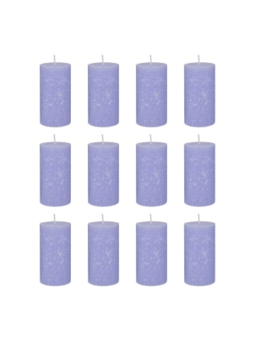 Butlers Stumpenkerze RUSTIC 12er-Set in Violett