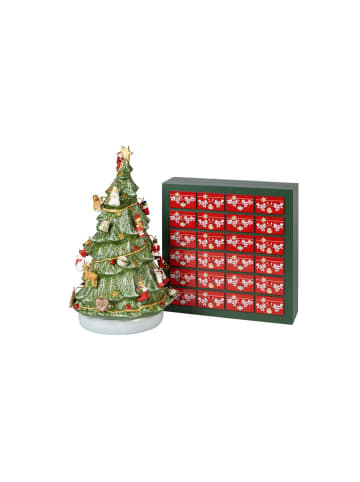 Villeroy & Boch Adventskalender mit 3D Baum Christmas Toy's Memory 25 x 32 x 40 bunt in bunt