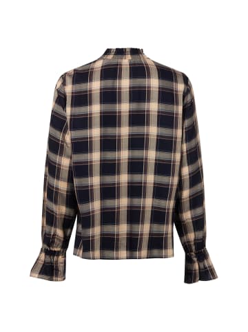 Zero Bluse in marine beige