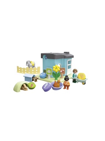 Playmobil Spielfigur Set Junior Tierpension mit Futterspender