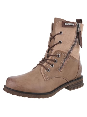 Ital-Design Stiefelette in Hellbraun
