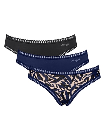 Sloggi Slip 3er Pack in Blau