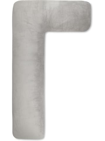 Aspero Körperkissen Seitenschläferkissen mit Flanellbezug in Weiß