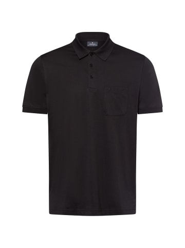 Ragman Poloshirt in schwarz - 0018