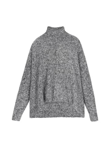 DreiMaster Vintage Poncho in grey melange