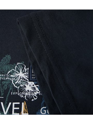 CASAMODA Rundhals T-Shirt für Herren in blau