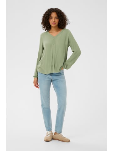 Kaffe Langarm-Bluse Amber Regular fit in Sea Spray
