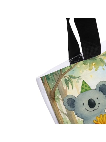 Mr. & Mrs. Panda Reisetasche Koala Pommes Design mit Spruch in Weiß
