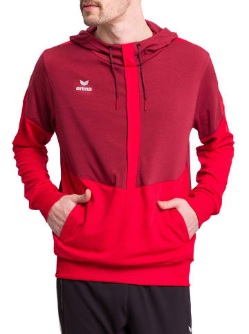 erima Herren Squad Kapuzensweat in bordeaux/rot
